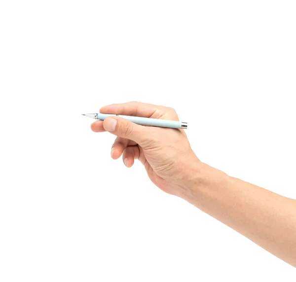 Beyaz arkaplanda el yazısı izole edildi.