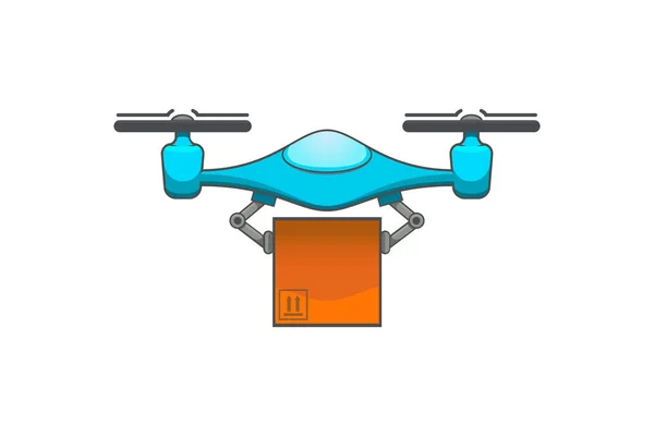 Mavi dron teslim paketi