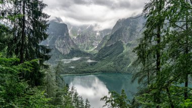 Konigssee Idyllic alpine lake in Berchtesgaden, Bavaria, Germany clipart