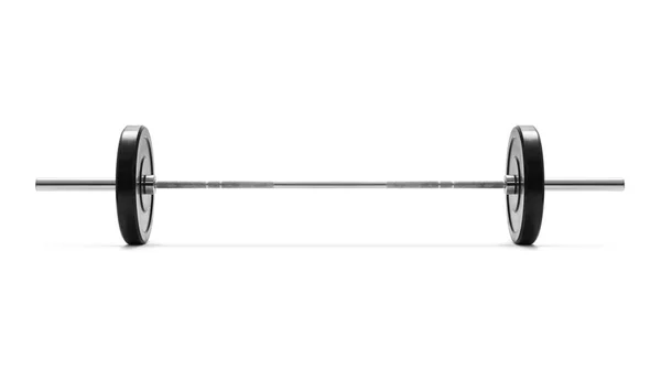 Barbell Sur Fond Blanc Chemin Coupe Inclus — Photo