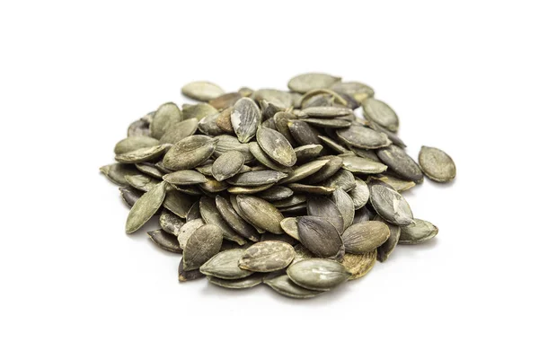 Pumpkin Seeds White Background — Stock Photo, Image