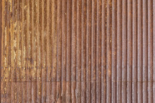 Background from old ribbed metal — Stock Photo, Image