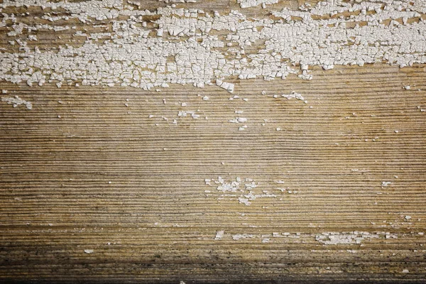 Oude en geschilde krakende verf, houten plank achtergrond — Stockfoto