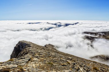 Yunanistan 'ın ortasındaki Olimpos Dağı