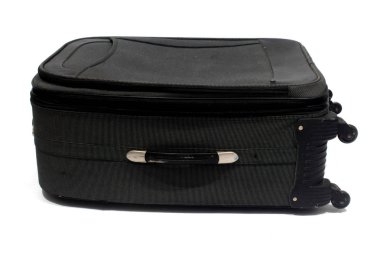 beyaz izole yolculuk valizi