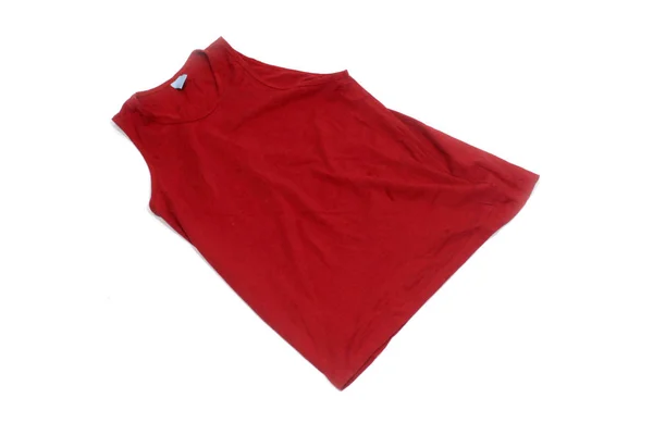 Camiseta Roja Aislada — Foto de Stock