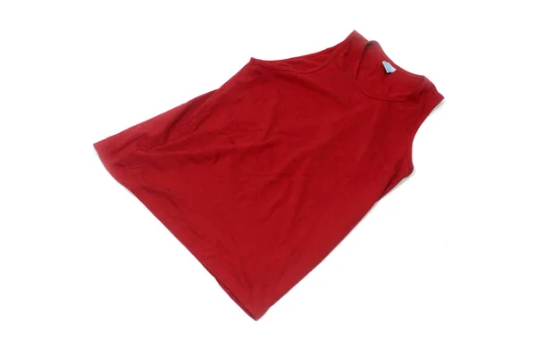 Camiseta Roja Aislada — Foto de Stock