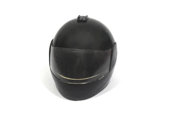 Black Motorcycle Helmet Isolated Royalty Free Stock Photos