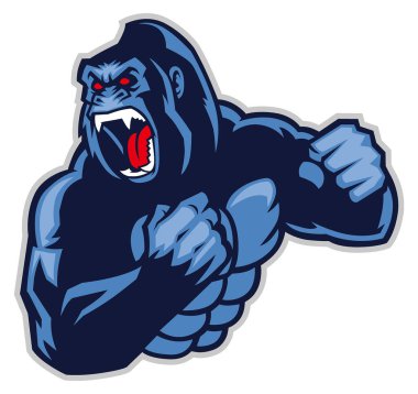 Kızgın gorilin vektörü