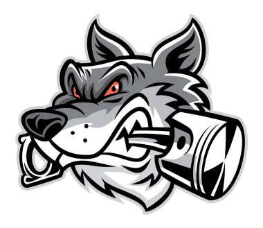 Kurt vektörü pistonu ısırır.