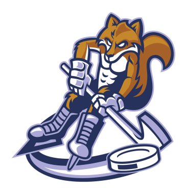 Tilki buz hokeyi maskotu