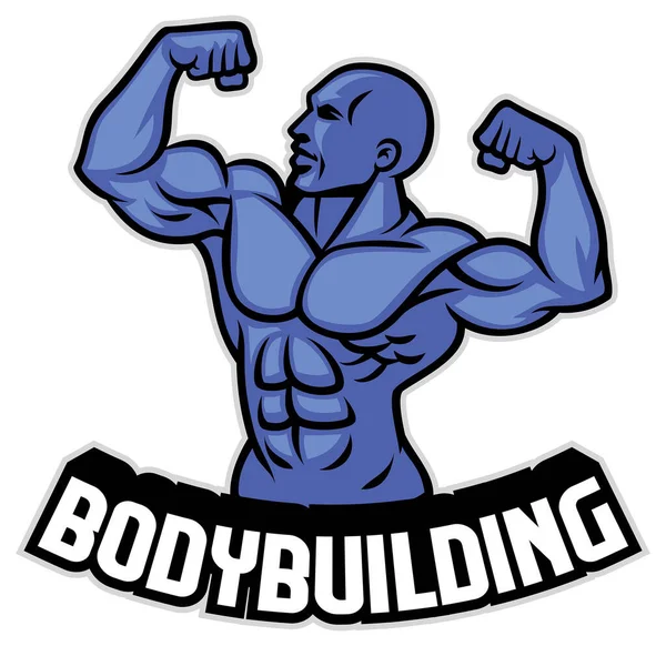 Vecteur Pose Bodybuilder — Image vectorielle