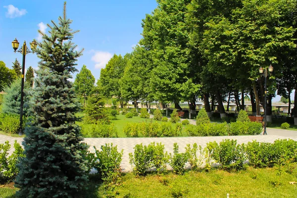 Известный Азербайджанский Поэт Самед Вургун Центральный Парк Газах Назван Честь — стоковое фото