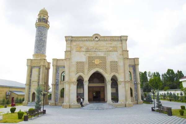 Mesquita Gabala Azerbaijão Mesquita Haydar Mesquita Nova Bonita Masjid Gabala — Fotografia de Stock