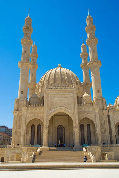 Mezquita Heydar Aliyev Mezquita Más Grande Bakú Mezquita Haydar Tiene —  Fotos de Stock