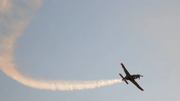 Aerei Che Fanno Acrobazie Nel Cielo Spagna — Foto Stock