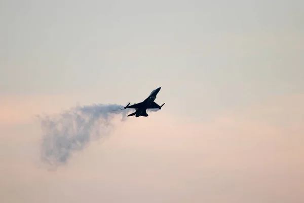 Avions Faisant Des Cascades Dans Ciel Espagne — Photo