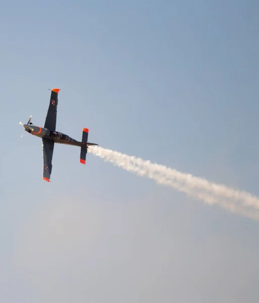 Flugzeuge Machen Stunts Himmel Spanien — Stockfoto