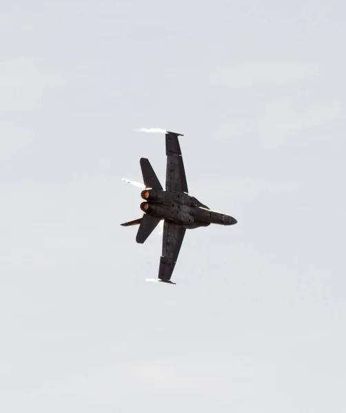 Aviões Fazendo Acrobacias Céu Espanha — Fotografia de Stock