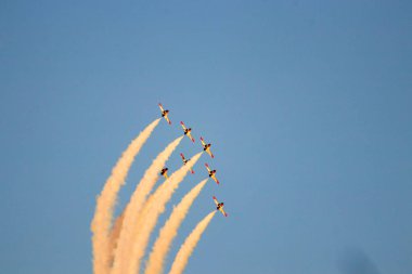 Uçak İspanya stunts yapıyor