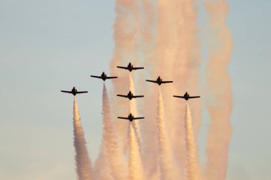 Uçak İspanya stunts yapıyor