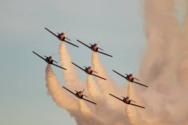 Uçak İspanya stunts yapıyor