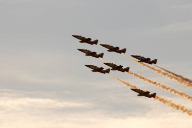 Uçak İspanya stunts yapıyor