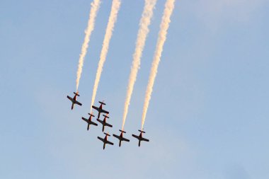 Uçak İspanya stunts yapıyor