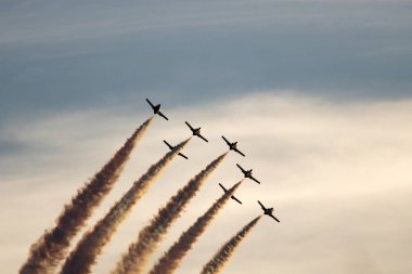 Uçak İspanya stunts yapıyor