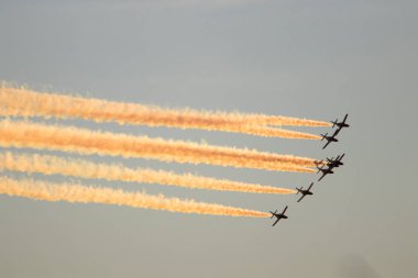 Uçak İspanya stunts yapıyor