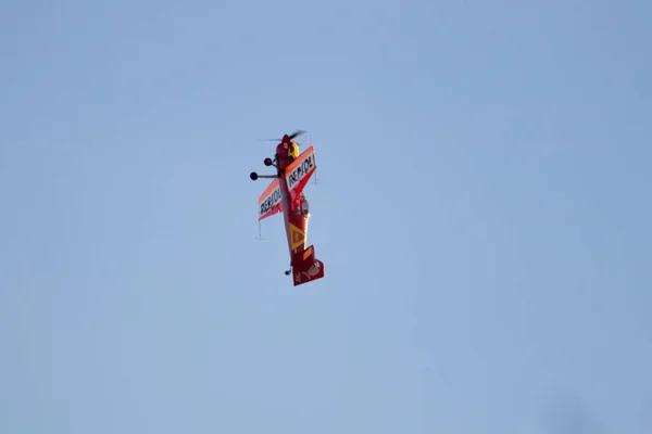 Vliegtuigen Doen Stunts Spanje — Stockfoto