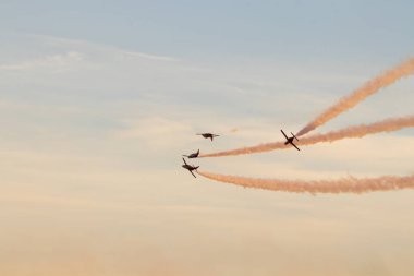 Uçak İspanya stunts yapıyor