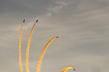 Uçak İspanya stunts yapıyor