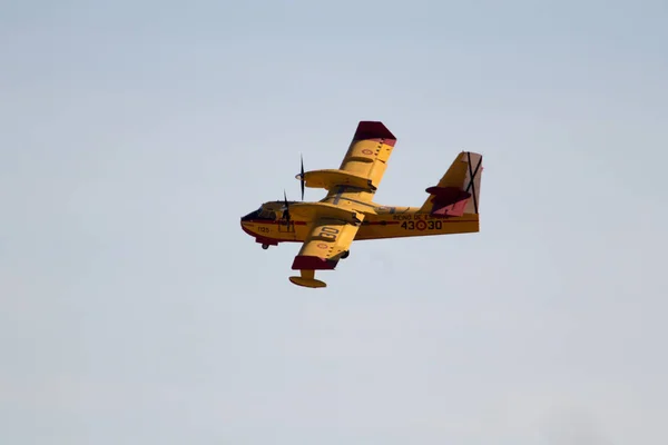Flugzeuge Machen Stunts Spanien — Stockfoto