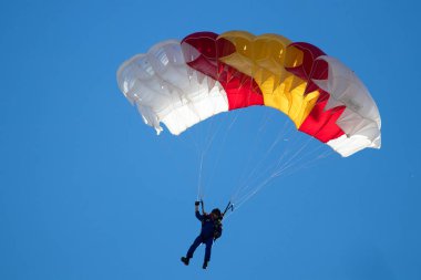 hava akrobasi yapmak paraşütçü