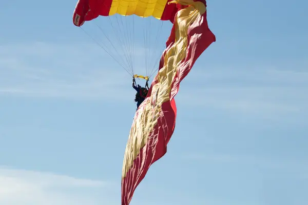 Parachutist Doing Acrobatics Air Royalty Free Stock Images