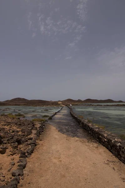 Natuurlijk Landschap Van Zee Rotsen Zand — Stockfoto