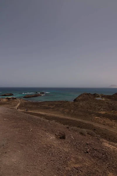 Paysage Naturel Rochers Marins Sable — Photo