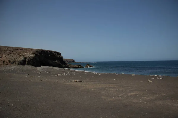 Природний Пейзаж Морських Скель Піску — стокове фото