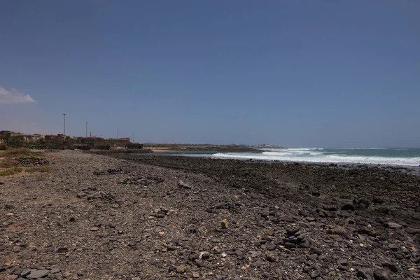 Natuurlijk Landschap Van Zee Rotsen Zand — Stockfoto