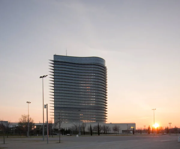 modern building in spain