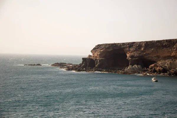 Paysage Naturel Rochers Marins Sable — Photo