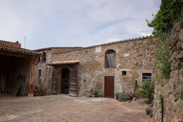 Città Tipica Con Sue Case Sue Strade — Foto Stock