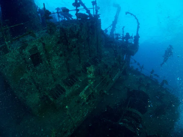 Zatopiony Statek Pod Morzem — Zdjęcie stockowe