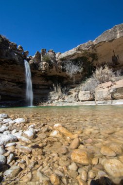 Doğal ortamda nehir ve şelale