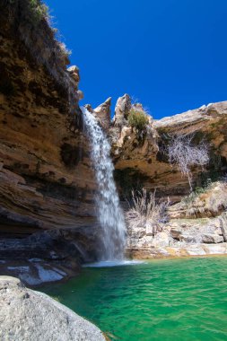 Doğal ortamda nehir ve şelale