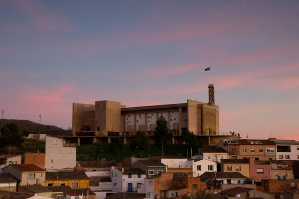 Típica Ciudad Con Sus Casas Calles — Foto de Stock