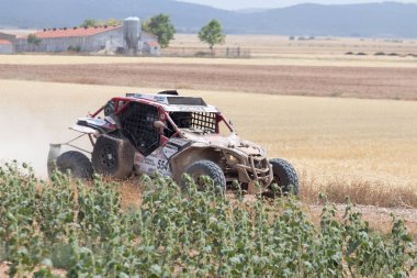 İspanya'da rekabet te yarış kamyonu