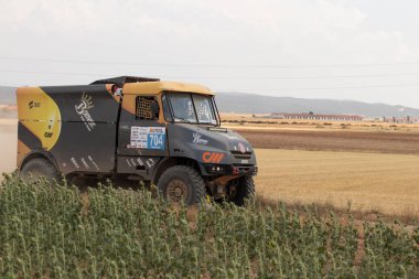 İspanya'da rekabet te yarış kamyonu