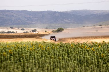 İspanya'da rekabet te yarış kamyonu